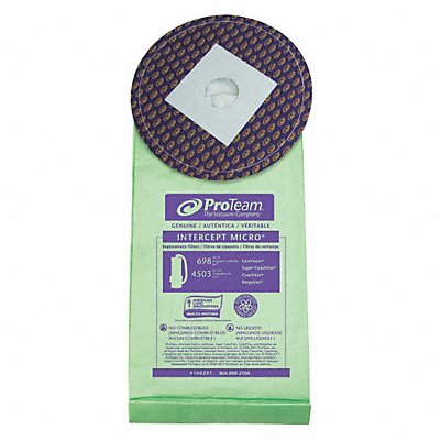 PROTEAM MFG# 100291, Vacuum Bag For Backpack Vacuum PK10