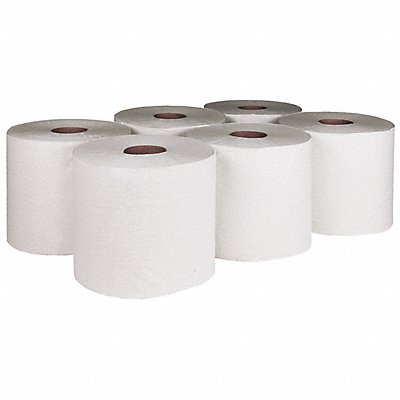 TOUGH GUY MFG# 60FG11, Paper Towel Roll Hardwound White PK6