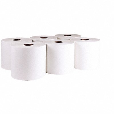 TOUGH GUY MFG# 60FG13, Paper Towel Roll Hardwound White PK6