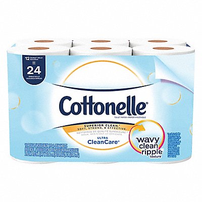 COTTONELLE MFG# 12456, Toilet Paper Roll 170 White PK48