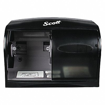 SCOTT MFG# 09604, Toilet Paper Dispenser (2) Rolls Smoke