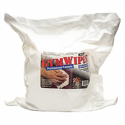 2XL MFG# 2XL38, Gym Wipes 12 1/2 x 11 700 ct PK4