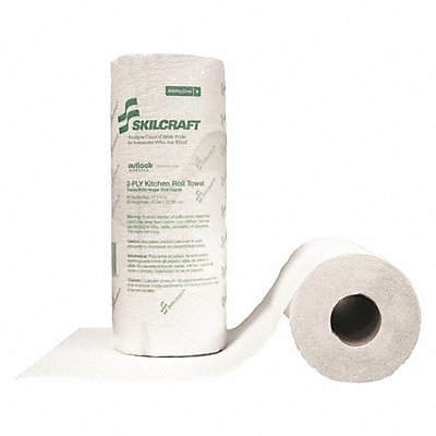 ABILITY ONE MFG# 8540011699010, Kitchen Roll Towel 63 3/4 ft Roll L PK30