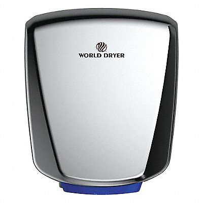 WORLD DRYER MFG# Q972A2, Hand Dryer Gray/White SS Cover