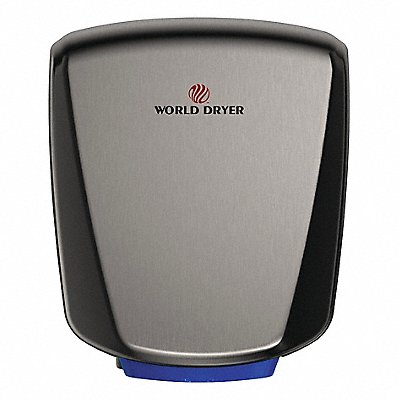 WORLD DRYER MFG# Q973A2, Hand Dryer Gray SS Cover