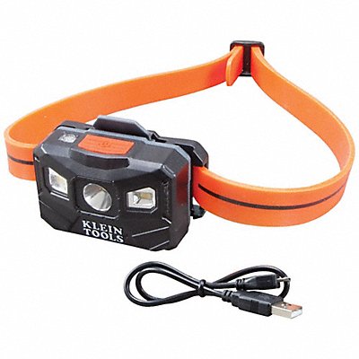 KLEIN TOOLS MFG# 56064, Rechargeable Headlamp ABS Black 400lm