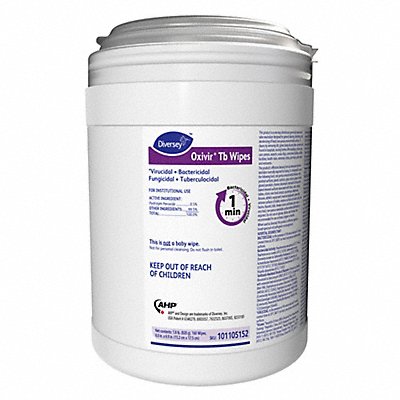 OXIVIR MFG# 101105152, Disinfecting Wipes 160 ct Canister PK4