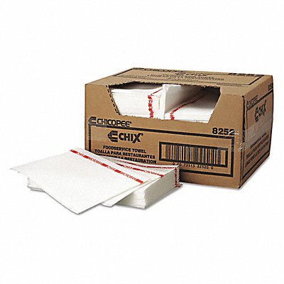 CHICOPEE MFG# 8252, Dry Wipe 13 x 21 White PK150