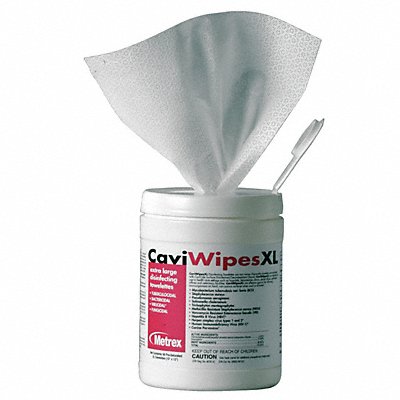 CAVIWIPES MFG# 131150, Disinfecting Wipes 65 ct Canister