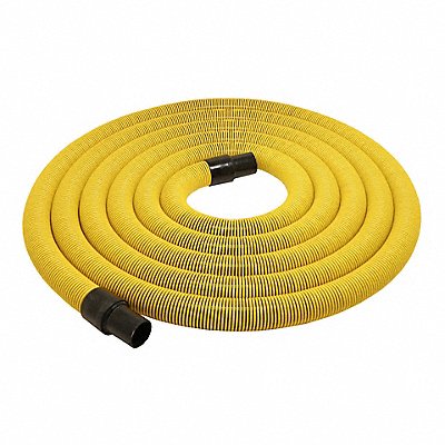 DUSTLESS TECHNOLOGIES MFG# H0946, Vacuum Hose Kit 1-1/2 Dia 25 ft L Yl