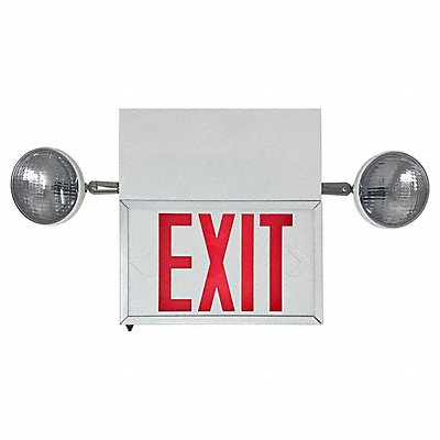 BIG BEAM MFG# L2ETXFL2RWWU, Exit Sign LED Red Letter Color 3 Faces