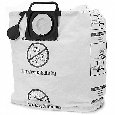 SHOP-VAC MFG# 9021333, Vacuum Bags Non-Reusable Dry Cloth PK2