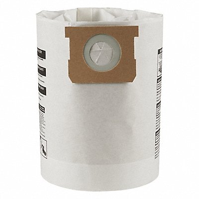 SHOP-VAC MFG# 9066133, Vacuum Bags Non-Reusable Dry Paper PK3