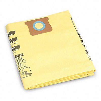 SHOP-VAC MFG# 9067233, Vacuum Bags Non-Reusable Dry Paper PK2