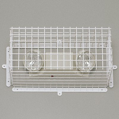 SAFETY TECHNOLOGY INTERNATIONAL MFG# STI9649, Wire Guard Steel White 24 1/2 Emrg Sign