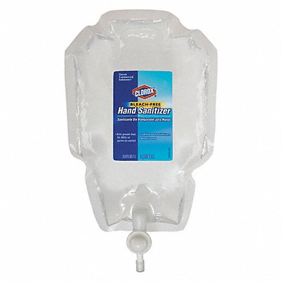 CLOROX MFG# 01753, Hand Sanitizer Refill Bulk Liquid PK6