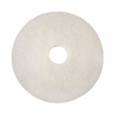 TOUGH GUY MFG# 402V95, Buffing Pad White Size 16 Round PK5