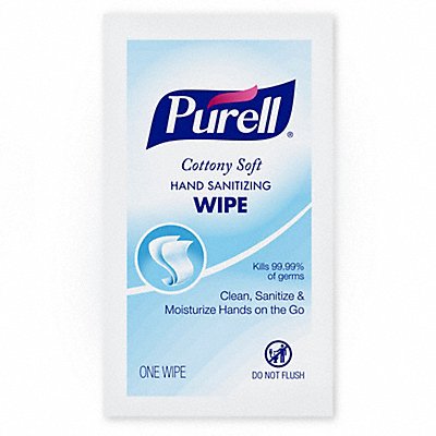 PURELL MFG# 902512, Sanitizer Wipes Box 7 x 5