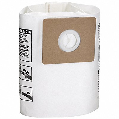 SHOP-VAC MFG# 9066833, Vacuum Bag PK 3