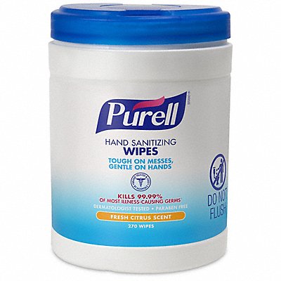 PURELL MFG# 911306, Sanitizer Wipes Bucket 6 x 6-3/4