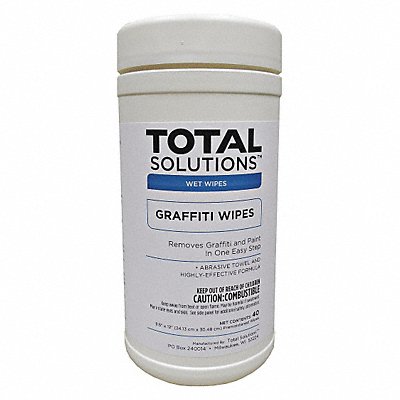 ATHEA LABORATORIES MFG# 144740, Graffiti Wipes 12 x 9 1/2 40 ct