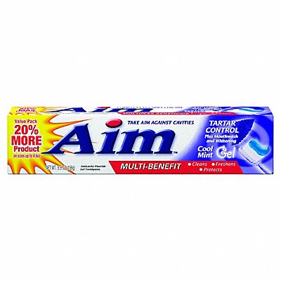 AIM MFG# CB000645, Toothpaste 5.5 oz Mint PK24