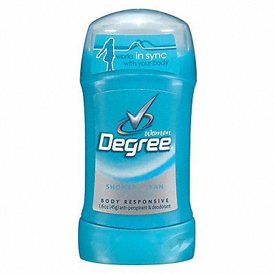 DEGREE MFG# CB251609, Deodorant 1.6 oz Clear Solid PK12