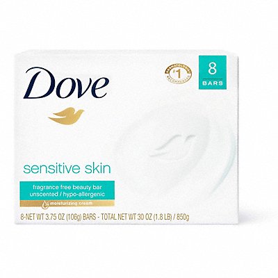 DOVE MFG# CB613789, Body Soap WH 3.75 oz PK72