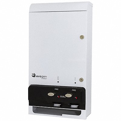 EVOGEN MFG# EV1FREE, Sanitary Napkin/Tampon Dispenser Metal