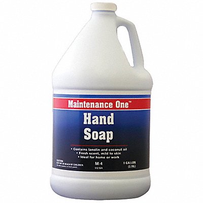 MAINTENANCE ONE MFG# M4, Hand Soap Liquid 1. gal Orange PK4