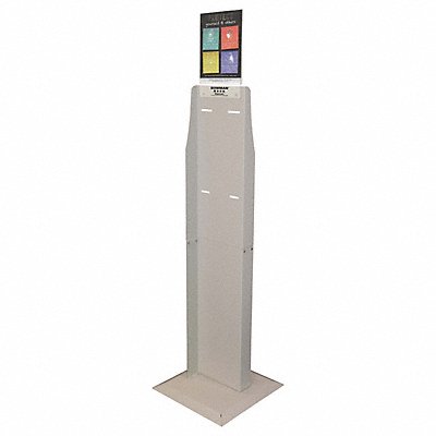 BOWMAN DISPENSERS MFG# KS0220012, Hand Sanitizer Floor Stand 65 5/8 H