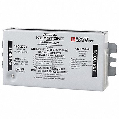 KEYSTONE TECHNOLOGIES MFG# KTLD25UVPS60042VDIMLP2, LED Driver