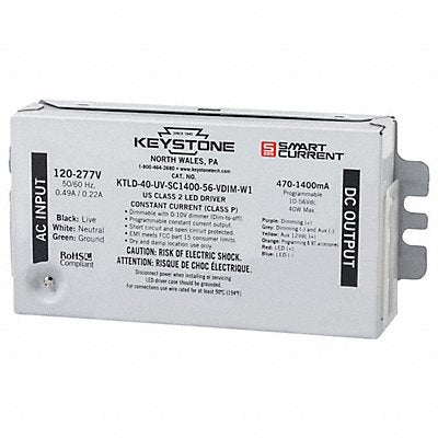 KEYSTONE TECHNOLOGIES MFG# KTLD30UVSC105056VDIMU7CP, LED Driver