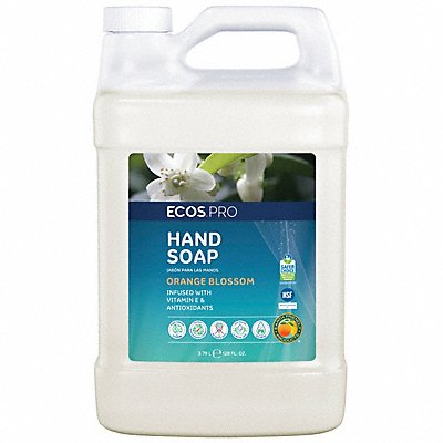 ECOS PRO MFG# PL948404, Hand Soap CLR 1 gal Orange Blossom PK4