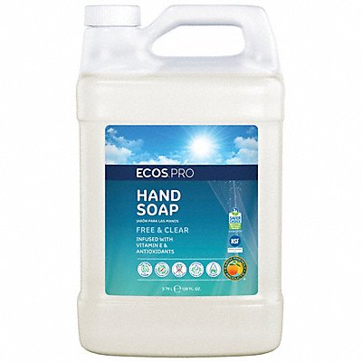 ECOS PRO MFG# PL966304, Hand Soap CLR 1 gal PK4