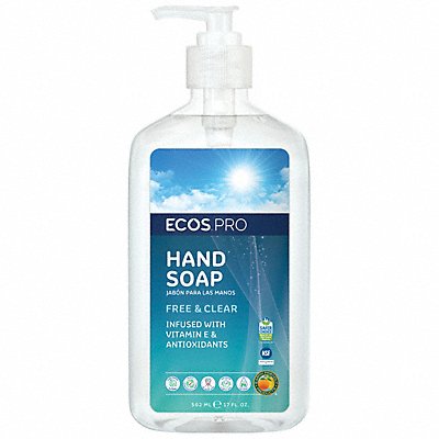 ECOS PRO MFG# PL96636, Hand Soap CLR 17 oz PK6