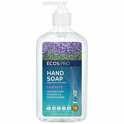 ECOS PRO MFG# PL96656, Hand Soap CLR 17 oz Lavender PK6