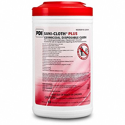 PDI MFG# Q85084, Disinfecting Wipes 65 ct Canister