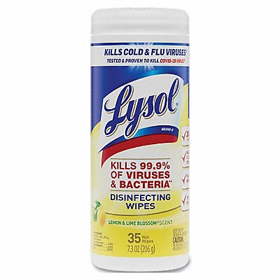 LYSOL MFG# 1920081145, Disinfecting Wipes Disposable PK12