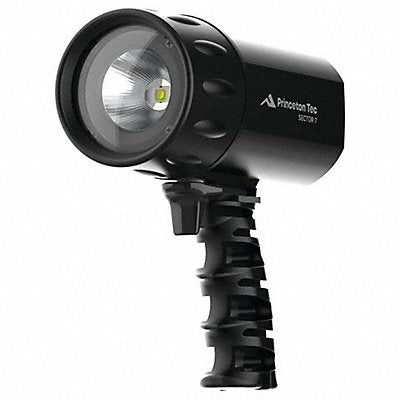 PRINCETON TEC MFG# S722BK, Spotlight Plastic Black 1600lm